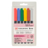 Kuretake zig fudebiyori set of 6 brush markers