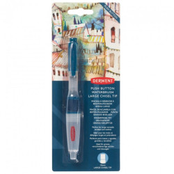 Derwent waterbrush push button large chisel 10mm pusty - sklep plastyc