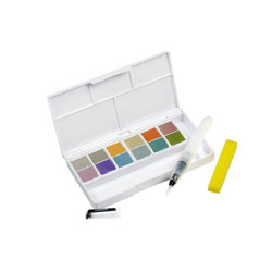 Derwent metallic paint pen set of 12 watercolors in a cube