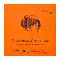 Blok SM-LT art mixed media 200g 32ark - sklep plastyczny - szał dla pl