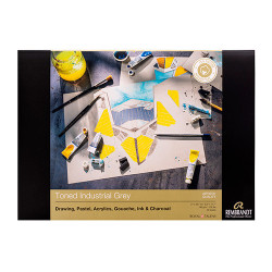 Blok Rembrandt toned industrial grey 180g 50ark - sklep plastyczny - s