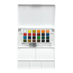 Zieler premium half pan watercolour set 24