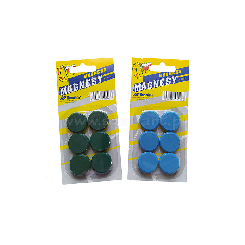 A set of magnets with a diameter of 25mm 6 pieces