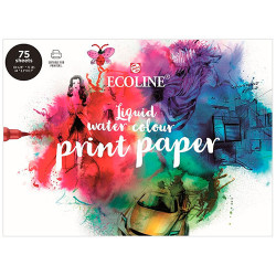 Block Talens ecoline print paper A4 150g 75ark