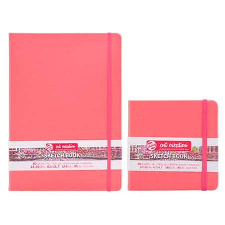 Szkicownik Art Creation sketch coral red