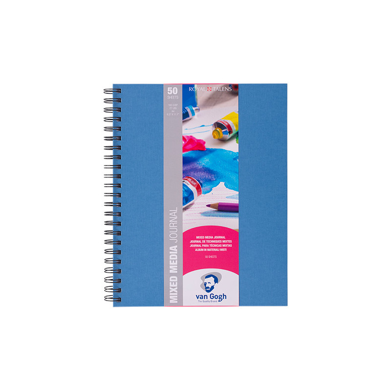Sketchbook Van Gogh journal mixed media spiral 160g 50ark