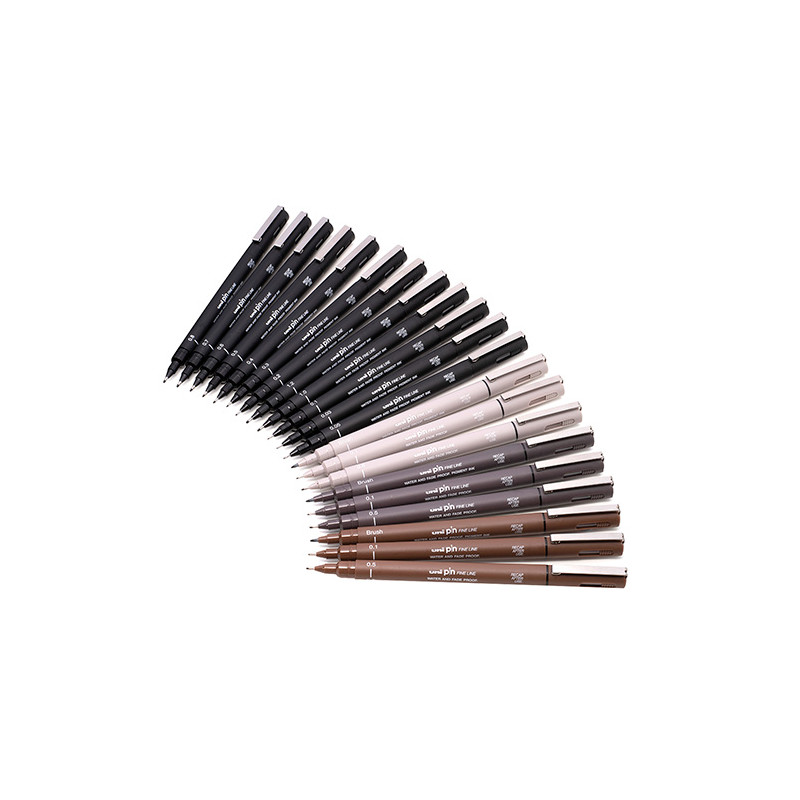 Uni pin fine line cienkopis - sklep plastyczny - szał dla plastyków