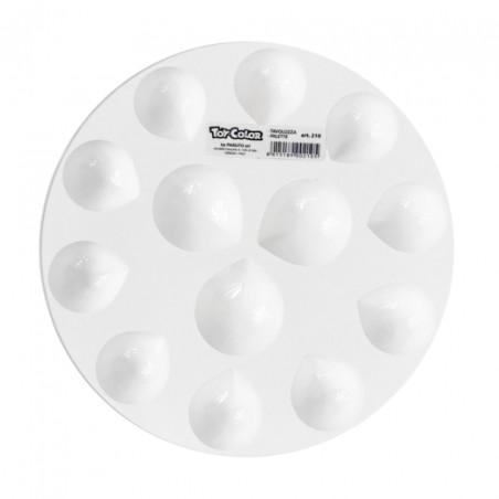 Toy Color plastic round palette 13 chambers