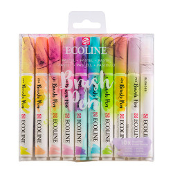 Talens ecoline pastel set of 10 pens