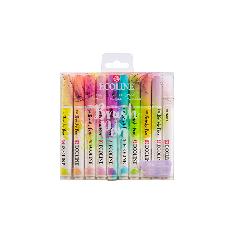 Talens ecoline pastel set of 10 pens
