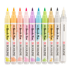Talens ecoline pastel set of 10 pens