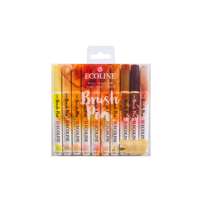 Talens ecoline skin set of 10 pens