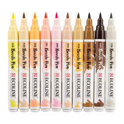 Talens ecoline skin set of 10 pens