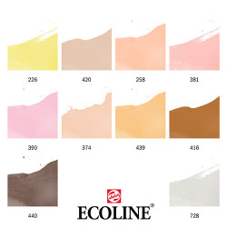 Talens ecoline skin zestaw 10 pisaków - sklep plastyczny - szał dla pl