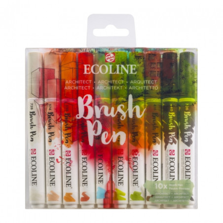 Talens ecoline architect set of 10 pens