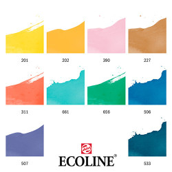 Talens ecoline illustrator set of 10 pens