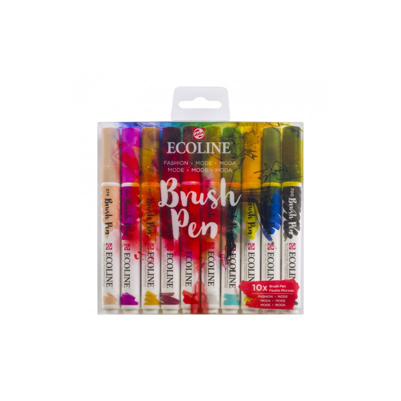 Talens ecoline fashion set of 10 pens