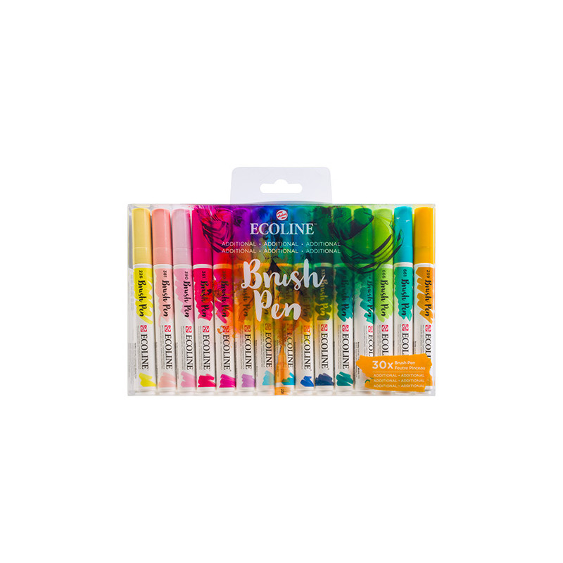Talens ecoline additional set of 30 pens
