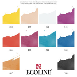 Talens ecoline fashion set of 10 pens