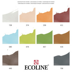 Talens ecoline architect set of 10 pens