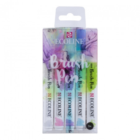 Talens ecoline pastel set of 5 pens