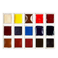 Daniel Smith ultimate mixing set of 15 watercolor half cubes