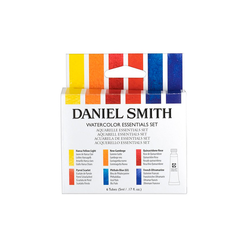 Daniel Smith essential akwarele 6x5ml tuba - sklep plastyczny - szał d