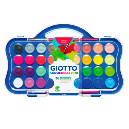 Giotto aquarelli mini akwarele w plastikowym opakowaniu 36 kol - sklep
