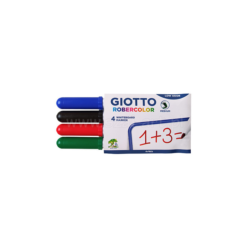 Giotto robercolor medium zestaw 4 pisaków suchościeralnych - sklep pla