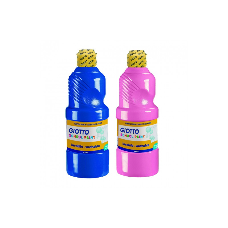 Giotto school paint farby szkolne 500ml - sklep plastyczny - szał dla