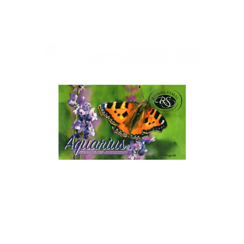 Szmal aquarius a set of 12 watercolors in a cube Krzysztof Kowalski