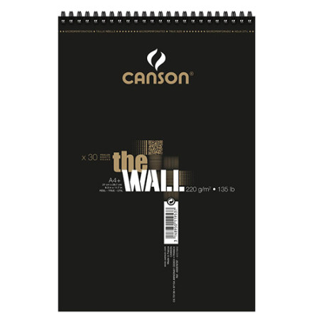Blok Canson the wall na spirali 220g 30 arkuszy - sklep plastyczny - s