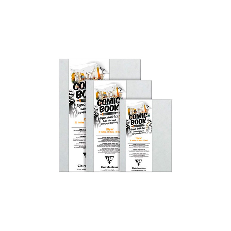 Blok Clairefontaine comic book 220g 32 arkusze - sklep plastyczny - sz