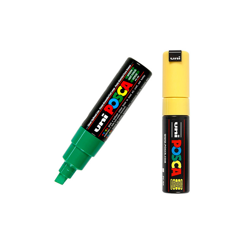 Posca Uni 8mm pisak z farbą plakatową - sklep plastyczny - szał dla pl