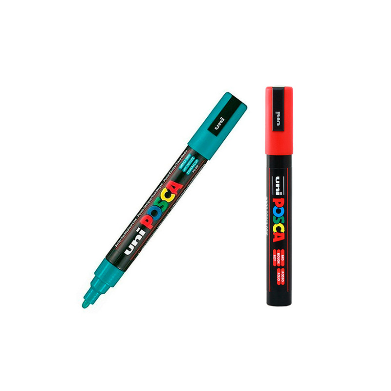 Posca Uni 1.8-2.5mm marker pen with poster paint