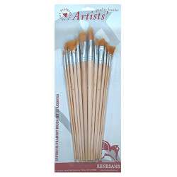 Renesans set of 12 different synthetic brushes