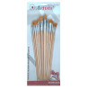 Renesans set of 12 different synthetic brushes