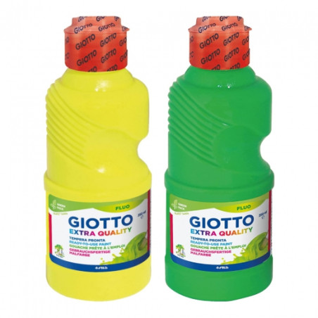 Giotto extra quality fluo tempera paints 250ml