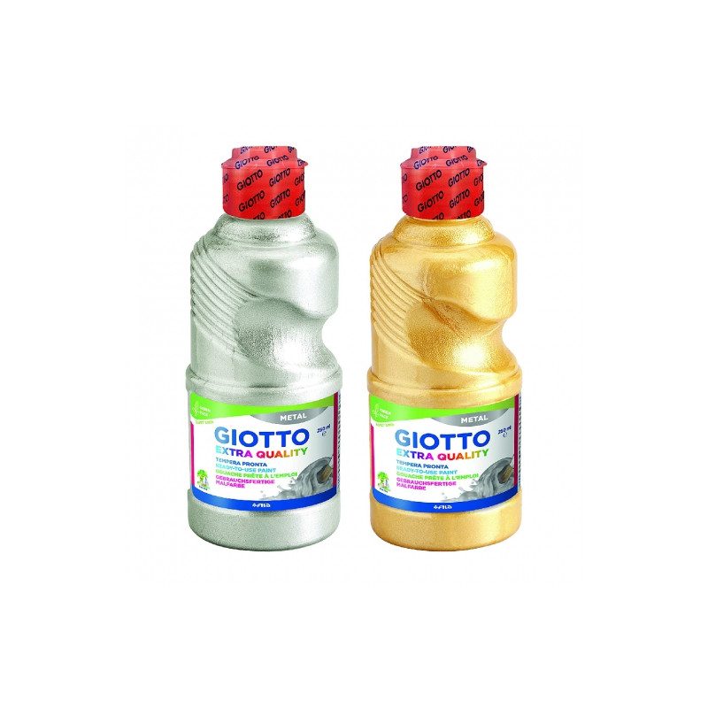 Giotto extra quality metallic tempera paints 250ml