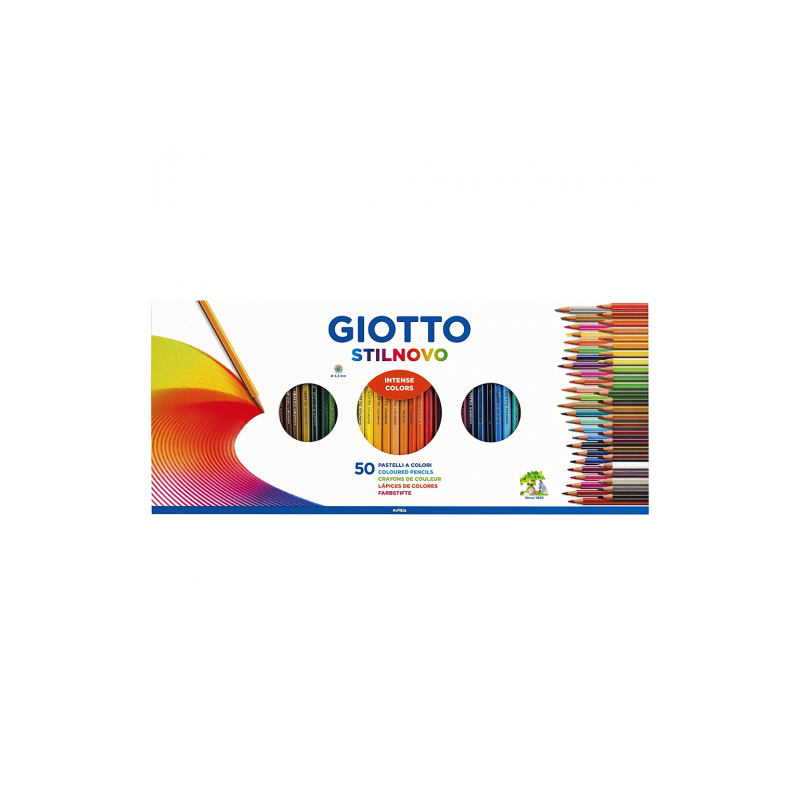 Giotto stilnovo set of 50 drawing crayons