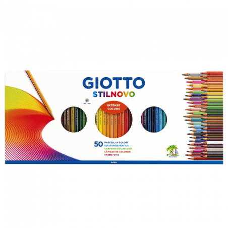 Giotto stilnovo set of 50 drawing crayons