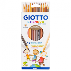Giotto stilnovo skin tones zestaw 12 kredek rysunkowych - sklep plasty