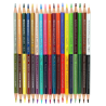 Giotto stilnovo bicolor set of 18 double-sided pastels in crayon