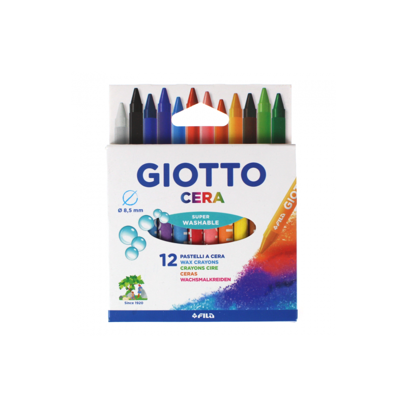 Giotto cera set of 12 wax crayons