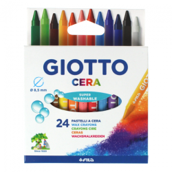 Giotto cera zestaw 24 kredek woskowych - sklep plastyczny - szał dla p