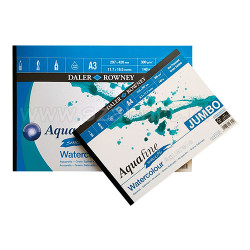 Block Daler Rowney aquafine smooth jumbo 300g 50 sheets