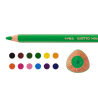 Giotto mega tri extra large set of 12 triangular crayons