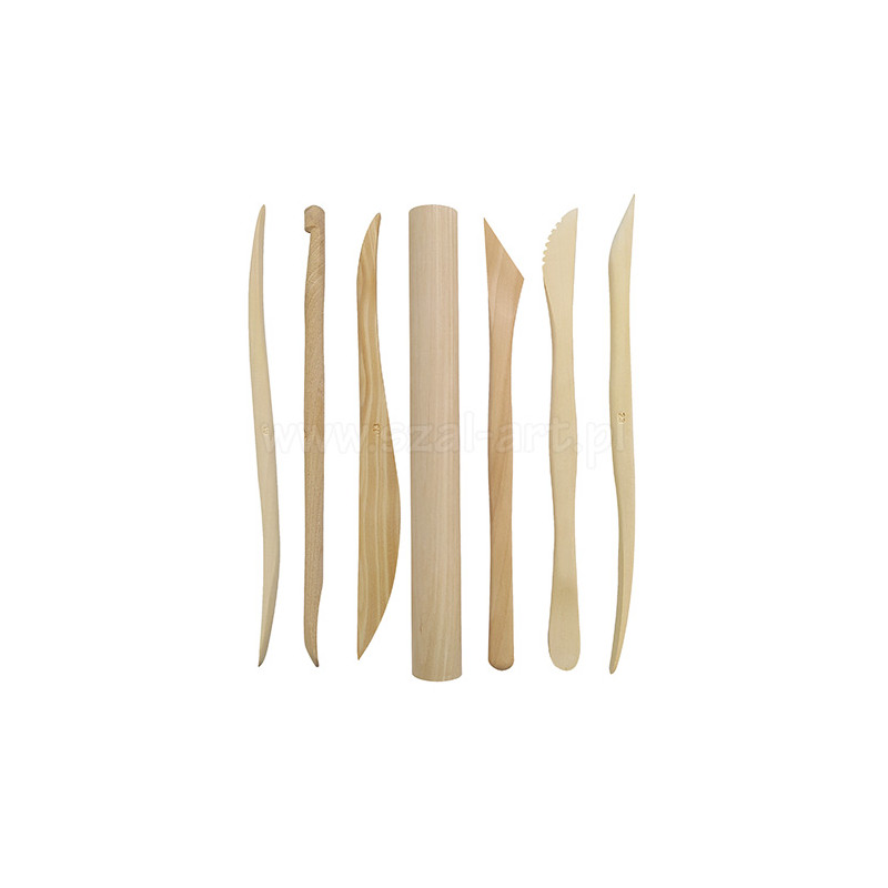 Fila wooden modeling tools 7 pieces DAS