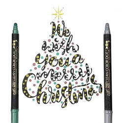 Kuretake clean color metallic dot set of 6 metallic pens