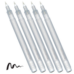 Kuretake karappo pen fine brush pisak do napełniania 5 sztuk - sklep p